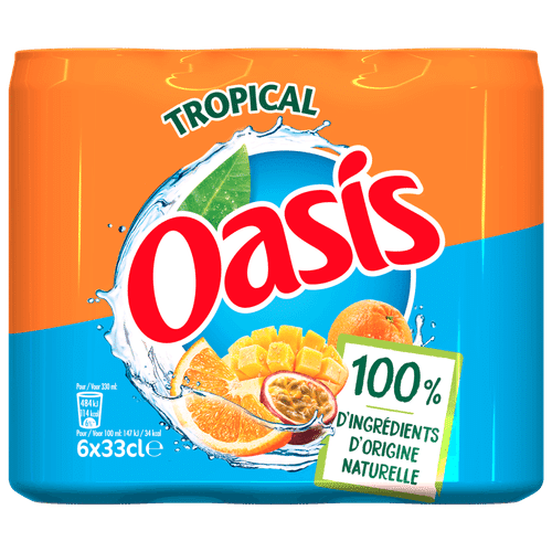 Oasis tropical 6x330ml