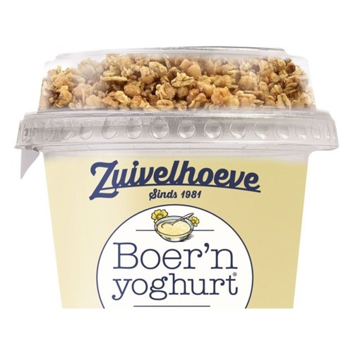 Zuivelhoeve boer'n yoghurt vanille muesli