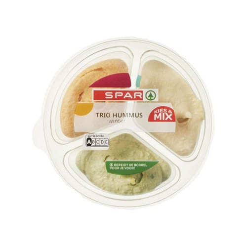 Spar trio hummus zomer 210 gram