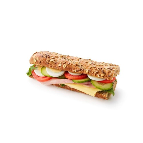 Meergranen ciabatta gezond ham