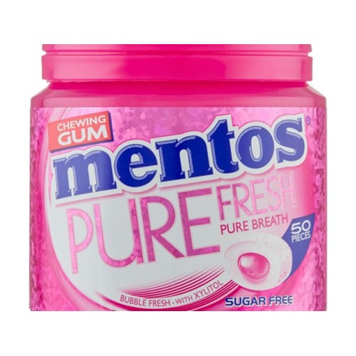 Mentos kauwgom pure fresh bubble 100 gr