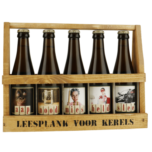 Bier Leesplankje Kerels set 5X 250ml