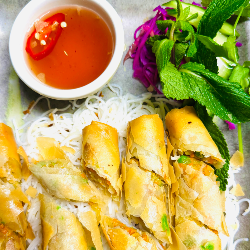 Chicken spring rolls
