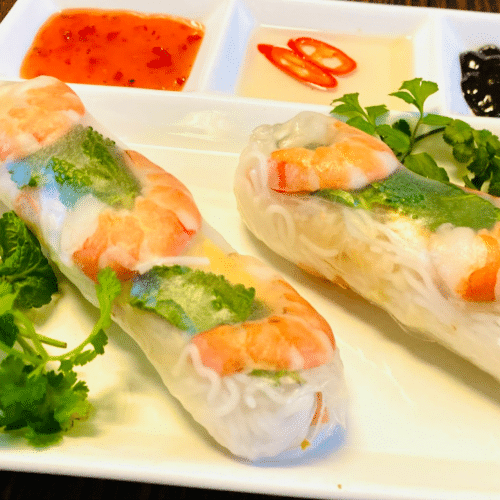 Summer roll garnalen