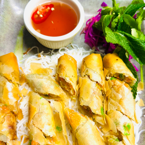 Vegetable spring rolls