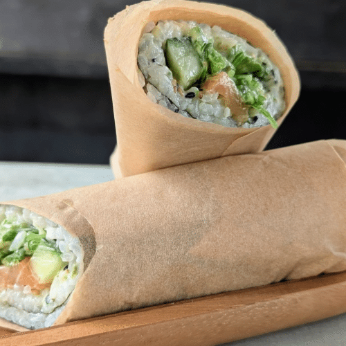 Burrito tasty teriyaki