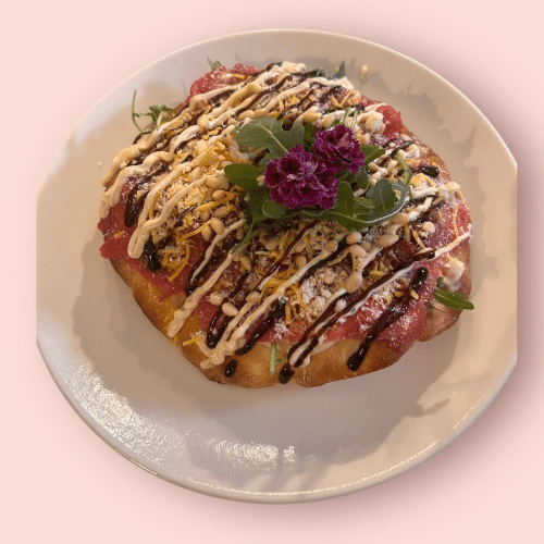 Flatbread carpaccio