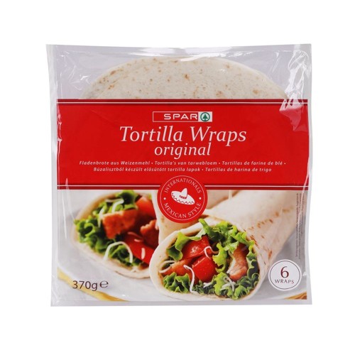 SPAR flour tortilla wraps 370 gram