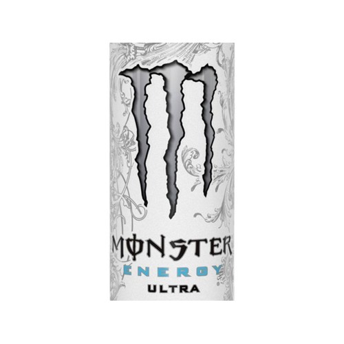 Monster energy drink ultra white blik 500 ml