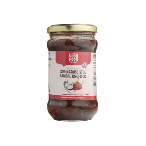 The Good Food Stories sambal knoflook 300 gram