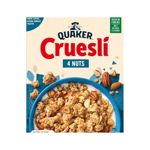Quaker cruesli 4 noten 450 gram