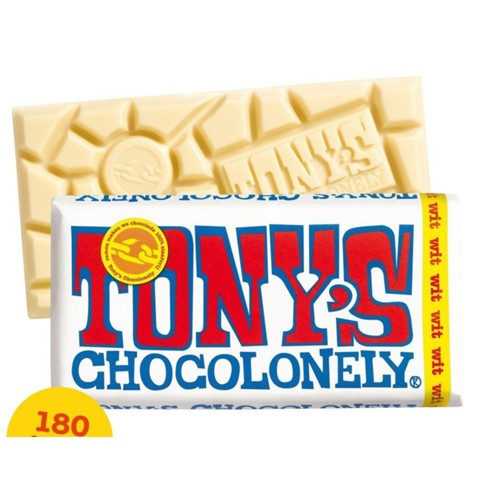 Tony's chocolonely wit  180 gram
