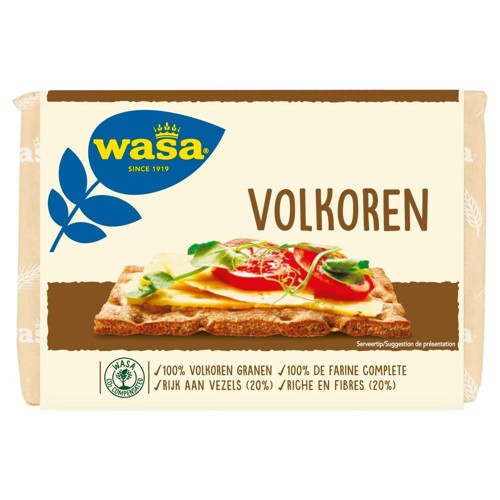 Wasa knackebrod volkoren 260 gram