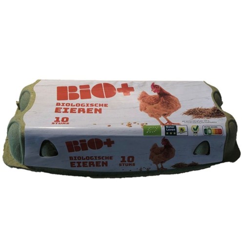 Bio+ Biologische eieren bakje 10 Stuks