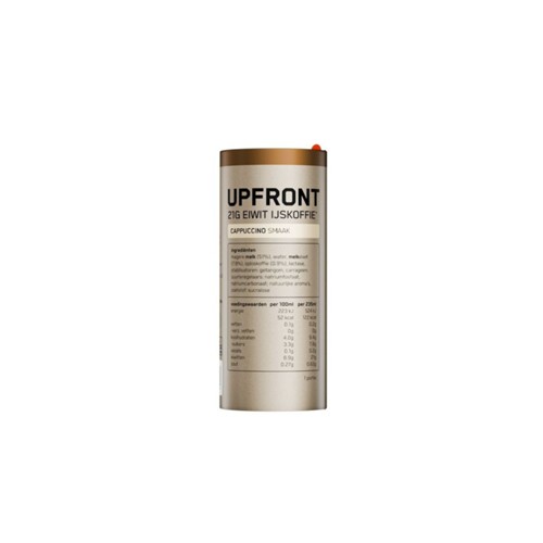 Upfront ijskoffie cappuccino blik 235 ml