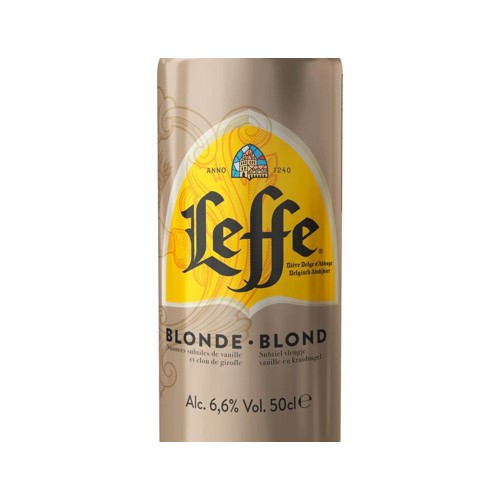 Leffe blond blik 500 ml