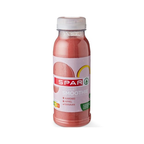 SPAR smoothie yoghurt-aardbei 250ml