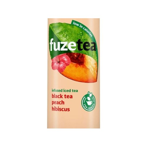 Fuze Tea peach hibiscus blik 250 ml