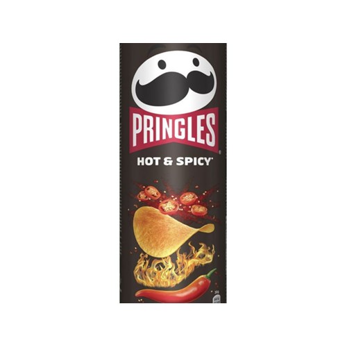 Pringles chips hot & spicy 165 gram