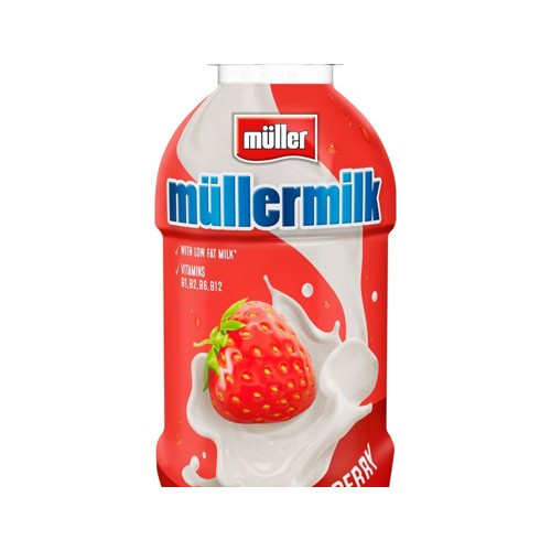 Muller muellermilk aardbei 376 ml