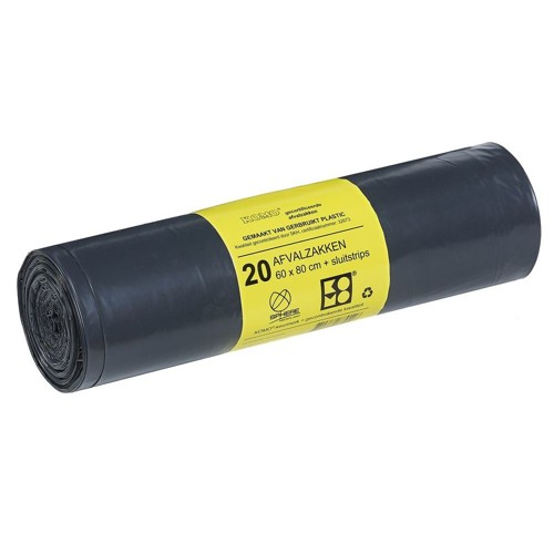 Huisvuilzakken 50 liter 20 stuks