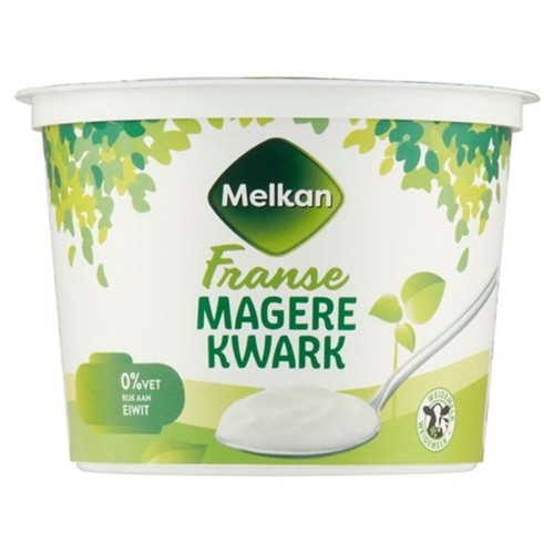 Melkan magere Franse kwark 500 gram