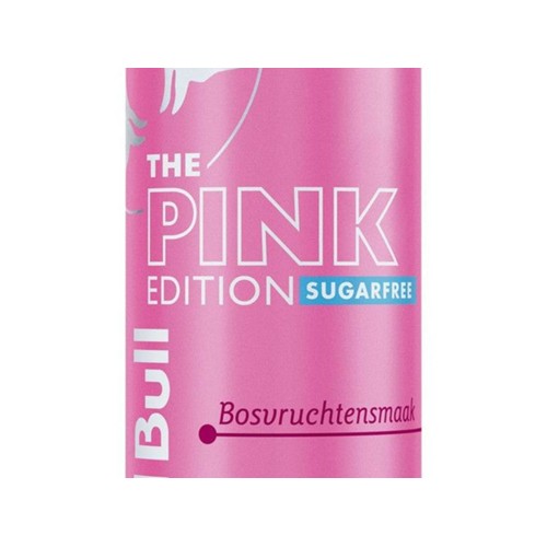 Red Bull pink edition sugarfree blik 250 ml