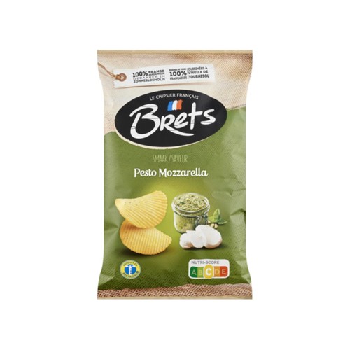 Brets pesto mozzarella 125 gram