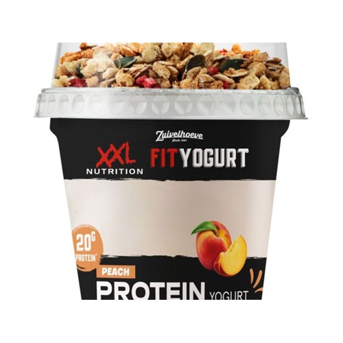 xxl fit yoghurt granola perzik 200 gram