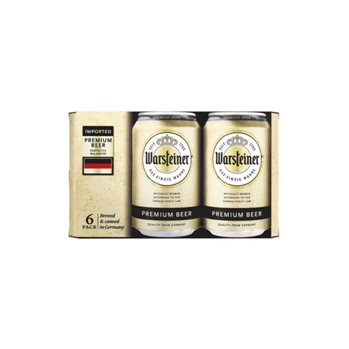 Warsteiner pilsener multipack 6 x 330ml