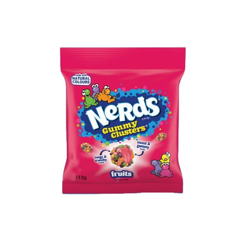 Nerds gummy clusters fruits 113 gram