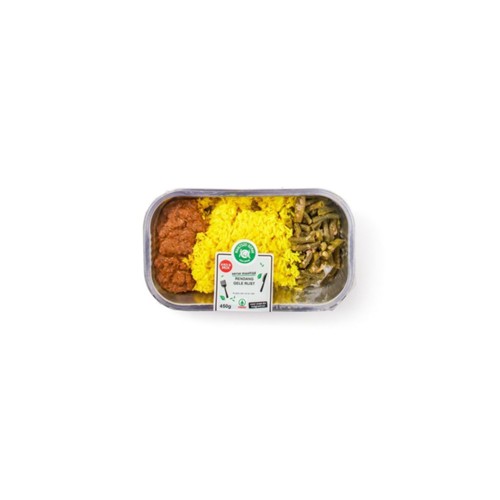 SPAR maaltijd rendang gele rijst  450 gram