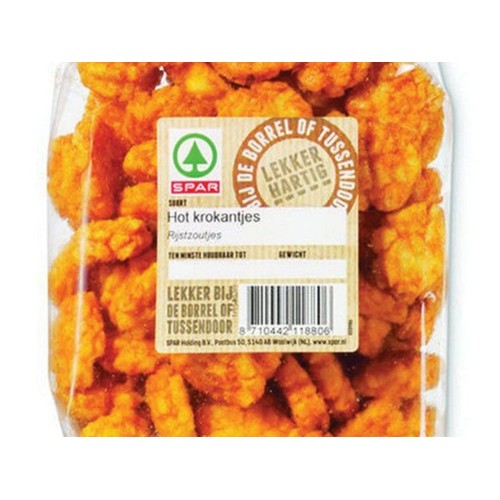 SPAR Krokantjes Hot Zak 150 Gram