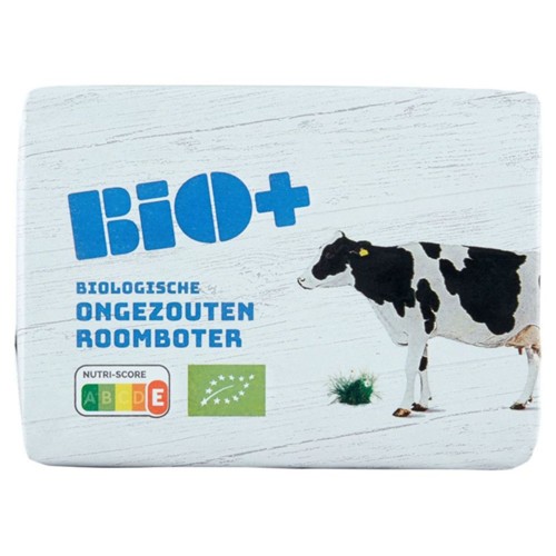 Bio+ roomboter ongezouten 250 Gram
