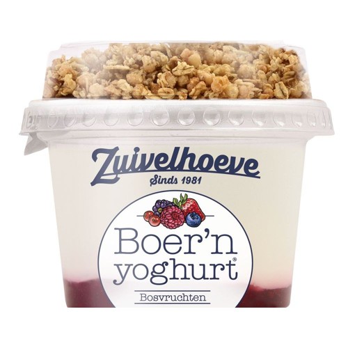 Zuivelhoeve boern yoghurt bosvruchten muesli 170 gram