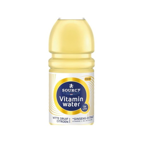 Sourcy vitaminewater druif citroen Fles 500 Milliliter