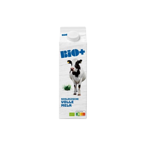 Bio+ volle melk pak 1 liter