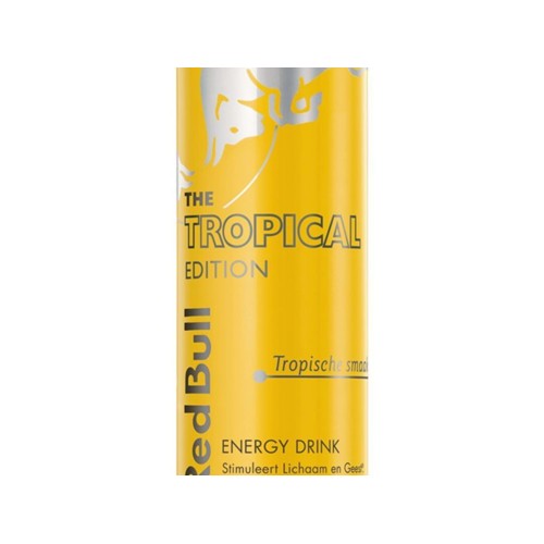 Red Bull energy drink the tropical edition Blik 250 Milliliter