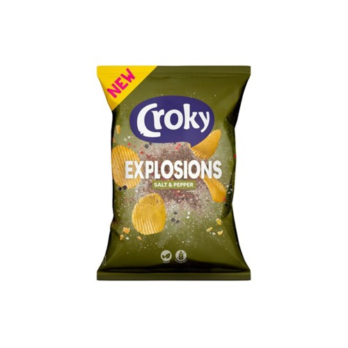 Croky Explosions Salt & Pepper zak 150 gram