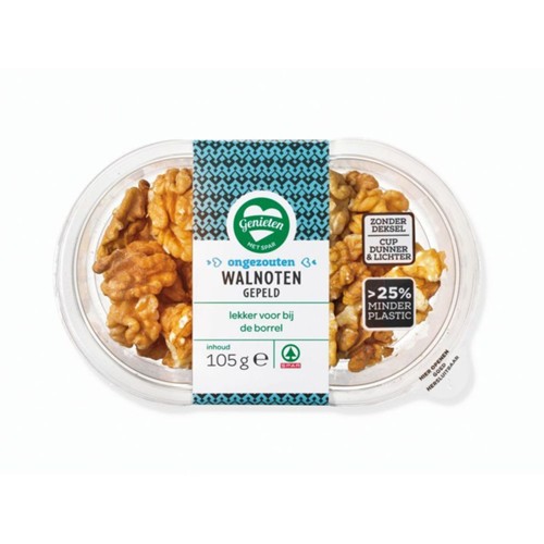SPAR walnoten ongezouten Kuipje 105 gram