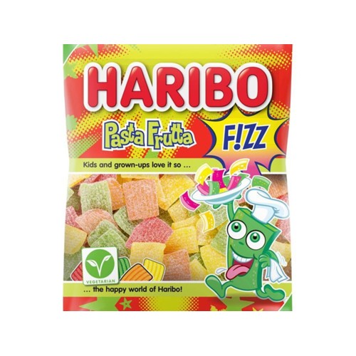 Haribo Pasta Frutta F!ZZ Zak 200 Gram