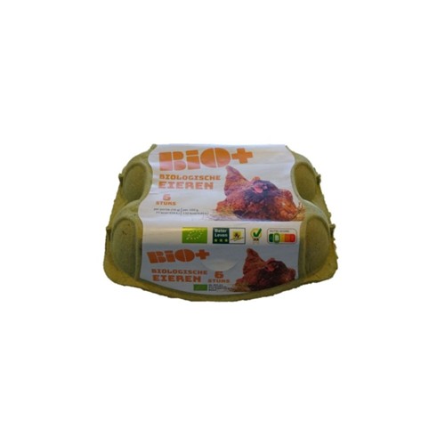 Bio+ biologische eieren  6 stuks