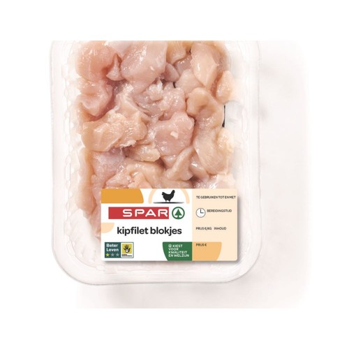 SPAR blk kipfiletblokjes 275 gram
