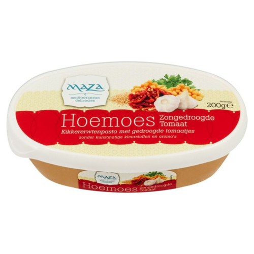 Maza hoemoes zongedroogde tomaat 200 gram
