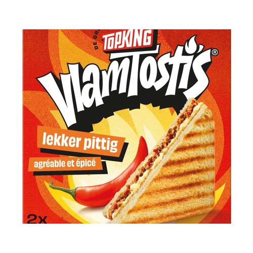 Top King Vlam tosti 2 stuks