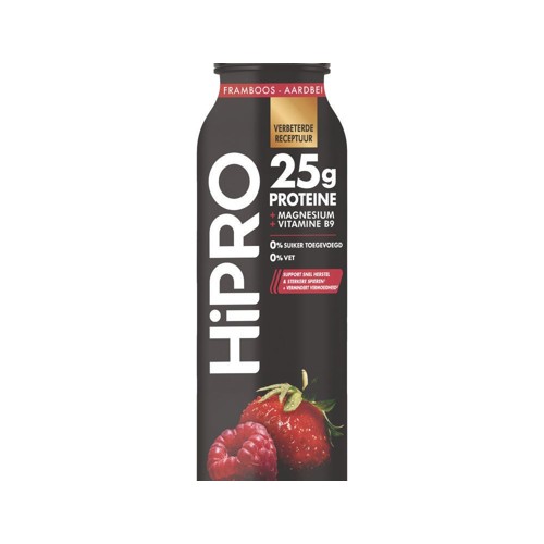 Hipro protein drink framboos-aardbei 300 ml