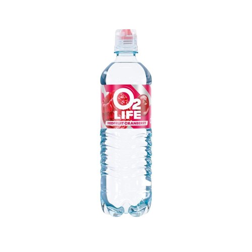 O2 Life red fruit cranberry 750ml