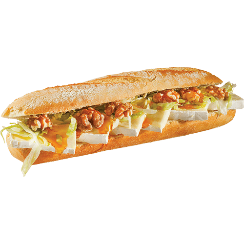 Baguette brie met walnoot en honing combi deal