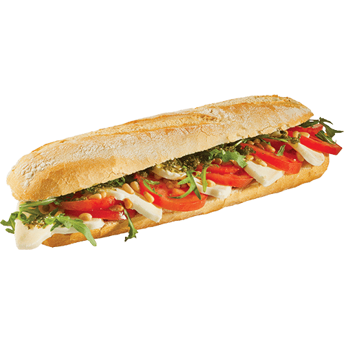Baguette caprese combi deal