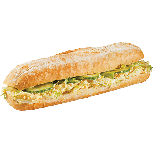 Baguette eiersalade